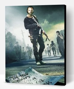The Walking Dead Movie Paint By Number