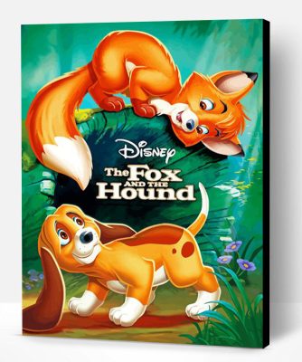 The Fox And The Hound Paint By Number