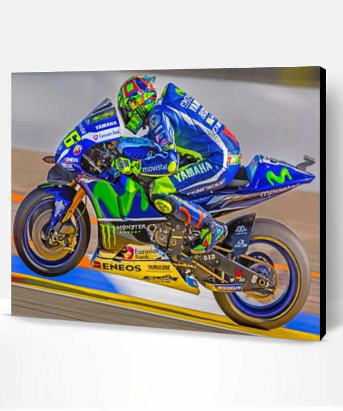 The Lengend Valentino Rossi Paint By Number