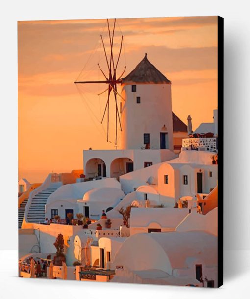 Thira Island Santorini Paint By Number