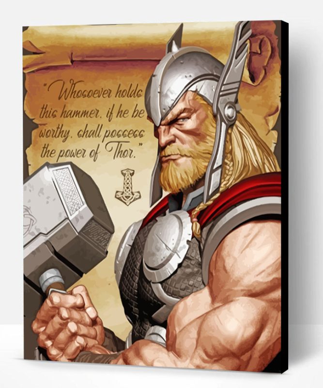 Thor Paint By Number