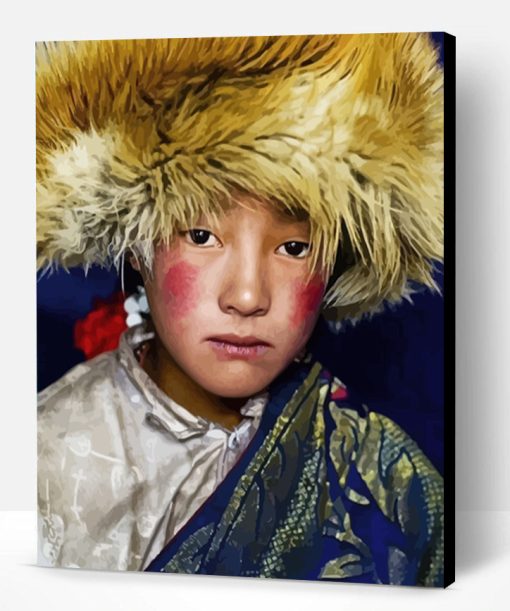 Tibet Girl Paint By Number