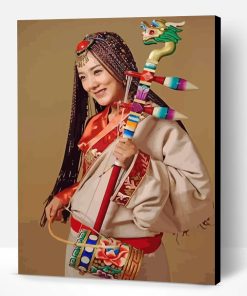 Tibet Lady Paint By Number