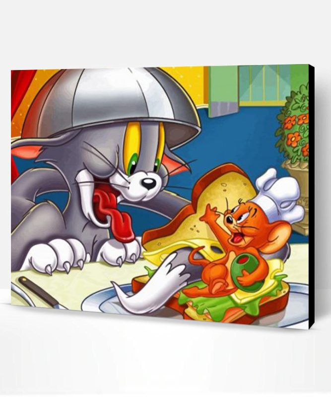Tom And Jerry Paint By Number