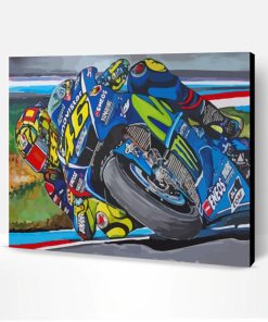 Valentino Rossi Driver Paint By Number