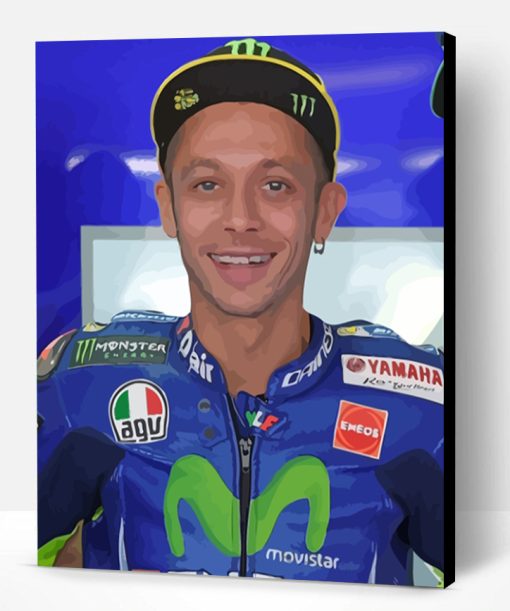 Valentino Rossi Paint By Number