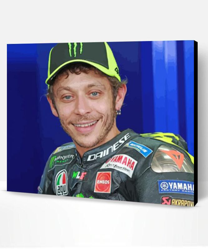 Valentino Rossi Road Racer Paint By Number