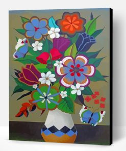 Vase Of Flowers Paint By Number