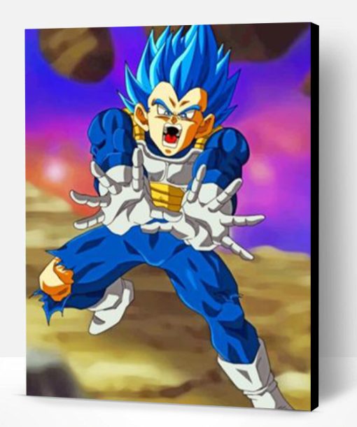 Vegeta Dragon Ball Paint By Number