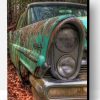 Vintage Old Car Paint By Number