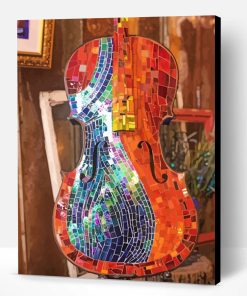 Violin Mosaic Paint By Number