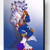 Weregarurumon Digimon Paint By Number