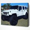 White Jeep Paint By Number