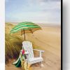 White Beach Chair Paint By Number