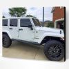 White Jeep Car Paint By Number