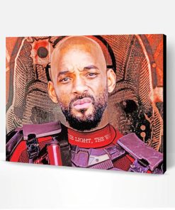 Will Smith In Suicide Squad Paint By Number