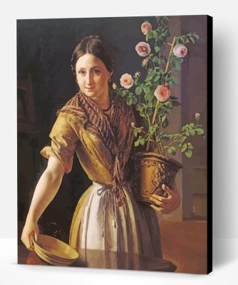 Woman By Ivan Kramskoy Paint By Number