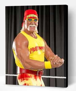 Wrestler Hulk Hogan Paint By Number