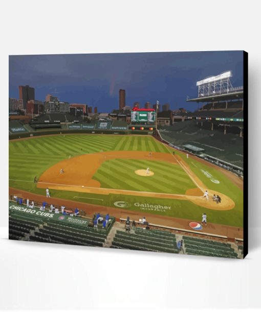 Wrigley Field Chicago Paint By Number