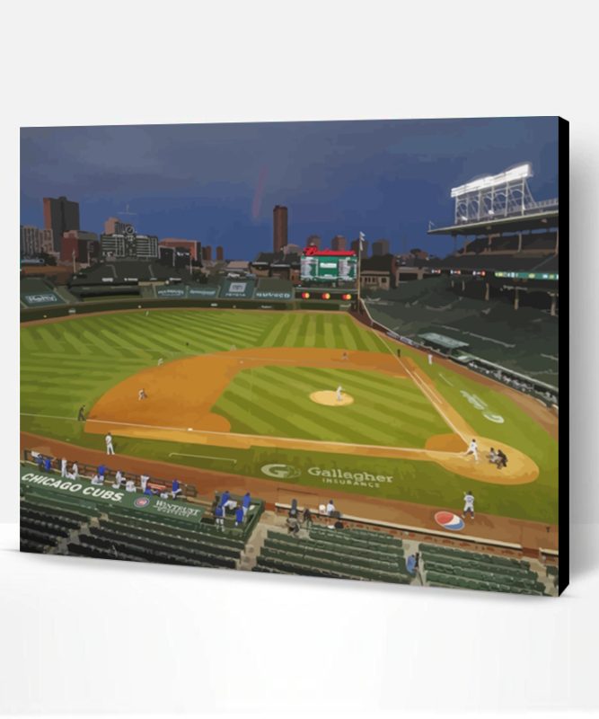 Wrigley Field Chicago Paint By Number
