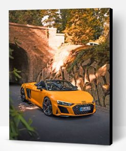 Yellow Audi Paint By Number