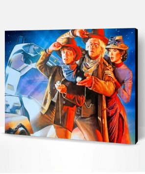 Back To The Future Characters Paint By Number