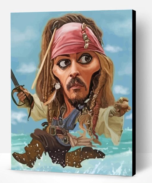 Captain Jack Sparrow Paint By Numbers