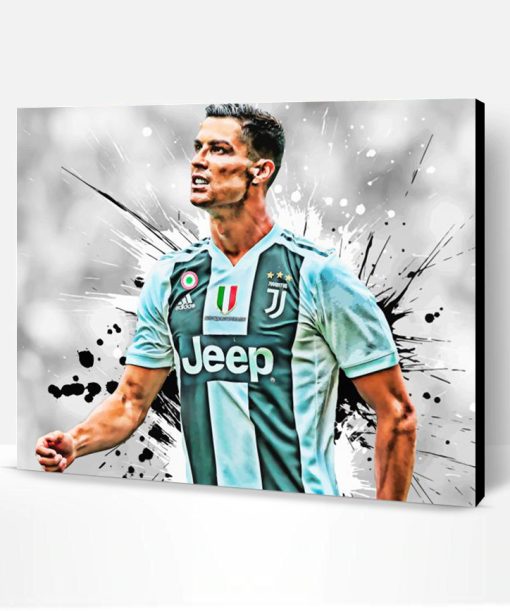 Cristiano Ronaldo paint by numbers