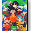 Dragon Ball Z Anime Characters paint by numbers