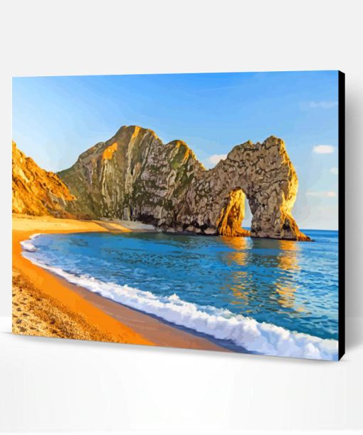 Durdle Door paint by numbers