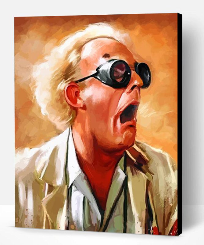 Emmett Brown Doctor Art Paint By Number