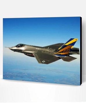 F35 Fighter Jet Paint by numbers