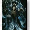 Fantasy Grim Reaper Skull Paint By Numbers