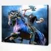 Fantasy Headless Horseman paint by number