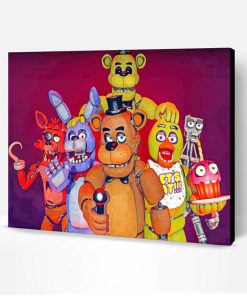 Five Nights At Freddys paint by numbers