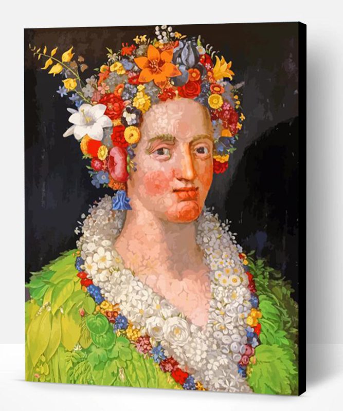 Flora Guiseppe Arcimboldo paint by number