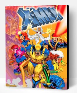 X Men The Animated Series paint by number