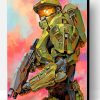 Master Chief Halo Game paint by number
