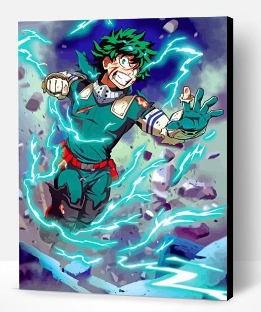 Mha Deku paint by numbers