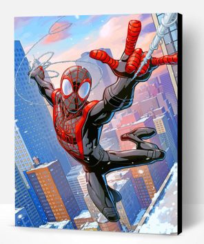 Miles Morales Spider Man Hero Paint By Number