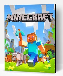 Minecraft Video Game Paint By Number