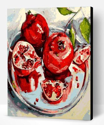 Pomegranate Fruit Paint By Number