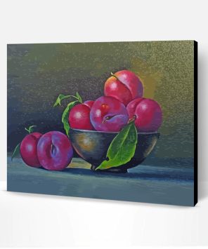 Still Life Plums paint by number