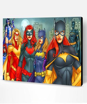 Superheroes Girls Paint By Number