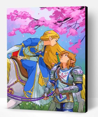 The Legend Of Zelda Breath Of The Wild paint by numbers