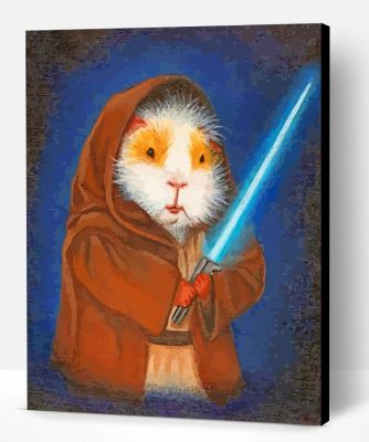 Warrior Guinea Pig Paint By Number