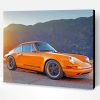 Orange Porsche 911 Paint By Number