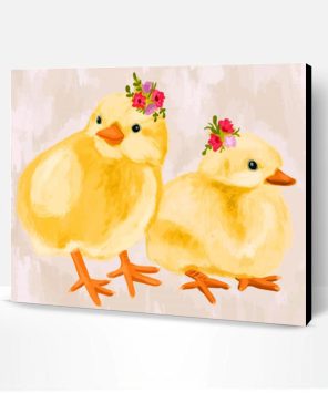 Baby Chicks Paint by numbers