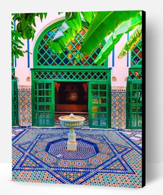 Bahia Palace Fez Paint by number