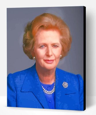 Beautiful Margaret Thatcher paint by numbers